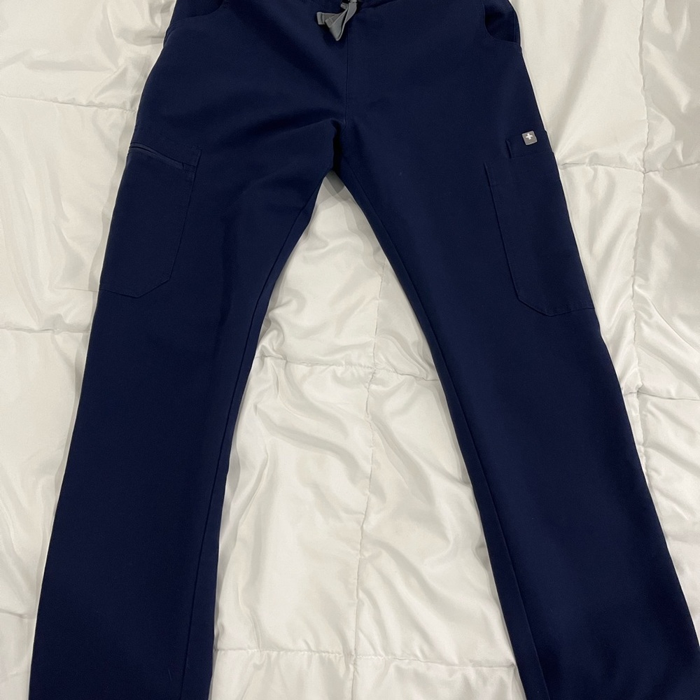 FIGS Navy Blue Yola Scrub Pants - PETITE XS